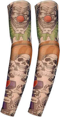 

Golddust Nylon Arm Sleeve For Men & Women With Tattoo(L, Multicolor)