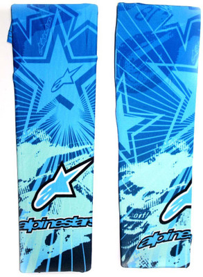 

BikeStuff Nylon Arm Sleeve For Men & Women With Tattoo(XL, Multicolor), Blue
