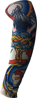 

Golddust Nylon Arm Sleeve For Men & Women With Tattoo(L, Multicolor)