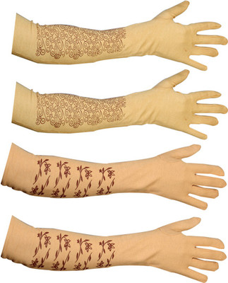 

Golddust Cotton Arm Sleeve For Men & Women(L, Multicolor)