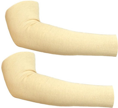 

Golddust Cotton Arm Sleeve For Men & Women(L, Beige)