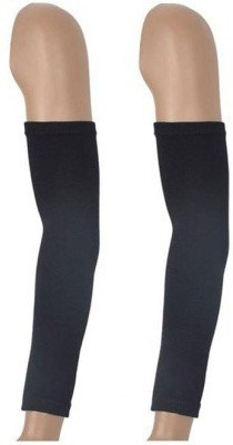 SHIONG Cotton Arm Sleeve For Men & Women(Free, Black)
