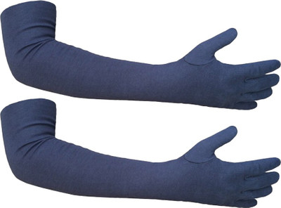 

Golddust Cotton Arm Sleeve For Men & Women(M, Blue)