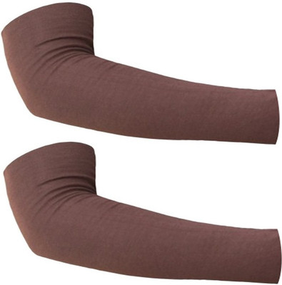 

Golddust Cotton Arm Sleeve For Men & Women(M, Brown)