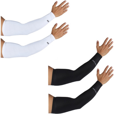 

SportSoul Polyester Arm Sleeve For Men & Women(S, White, Black)