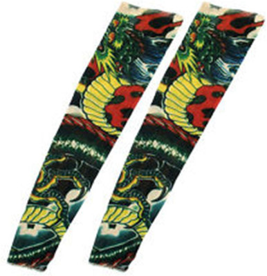 

W2W Nylon Arm Sleeve For Men & Women With Tattoo(Free, Multicolor)