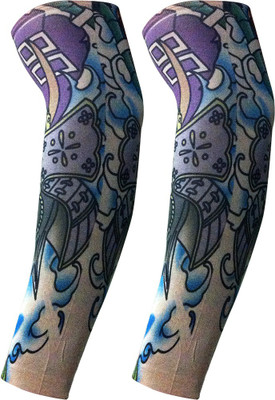 

Golddust Nylon Arm Sleeve For Men & Women With Tattoo(L, Multicolor)