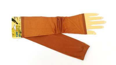 

Asa Products Cotton Arm Sleeve For Men & Women(Free, Brown)