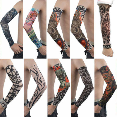 

BIKEWAY Cotton Arm Sleeve For Boys With Tattoo(L, Multicolor)