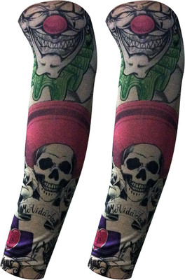 

Golddust Nylon Arm Sleeve For Men & Women With Tattoo(L, Multicolor)
