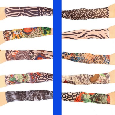 Aadishwar Creations Tattoo26 Nylon Arm Warmer(Multicolor)
