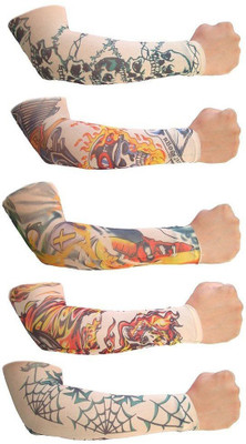 

Aadishwar Creations Tattoo2 Nylon Arm Warmer(Multicolor)