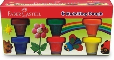

FABER CASTELL 6 MODELLING DOUGH Art Clay(300 g)