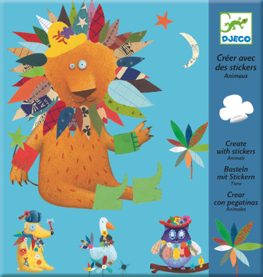 

Djeco Create with Stickers Animals