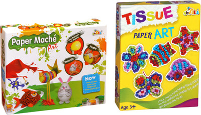 

Awals PACK OF 2 PAPER MACHE ART AND TISSU PAPER ART
