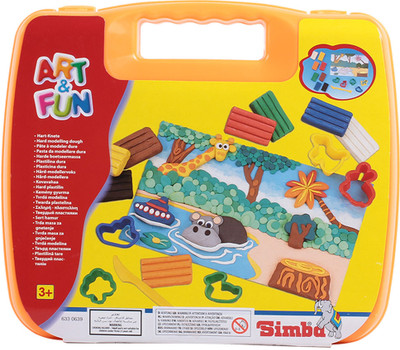 

Simba Art and Fun Plastic Craft Carrying Case  Orange