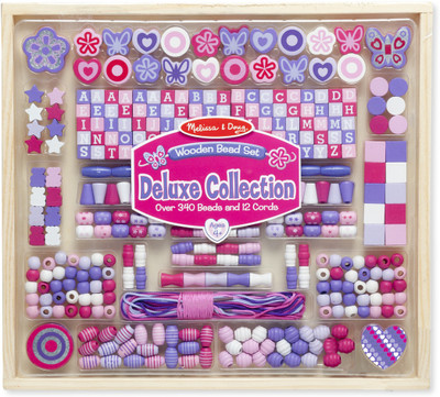 

Melissa & Doug Deluxe Collection - Wooden Bead Set