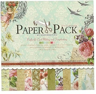 

Shopaholic 12X12 BLossom Collection Craft papers