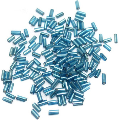 

Jaunty Beadsnfashion Seed Bugles Beads Turquoise (100 Gm)