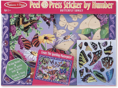 

Melissa & Doug Peel & Press - Butterflies Scene