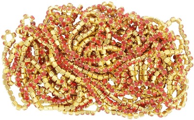 GOELX Stone Chain Red for Jewellery Making