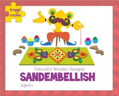 

Imagimake Sandembellish: Colourful Wooden Rangoli