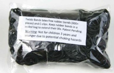 

Rainbow Loom Twistz Bandz Latex Free Rubber Band Refill & C-Clips