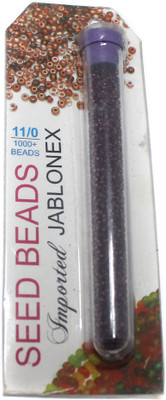 

Jaunty Beadsnfashion Imported Jablonex Seed Beads Trans Purple