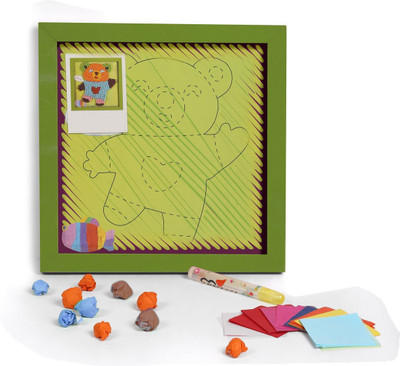 

Babyoodles Bear Green Diy 3D Paper Craft Wall Hanging