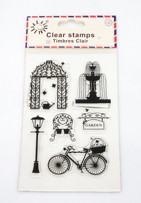 

Vardhman Vardhman Silicon Clear Stamp garden design