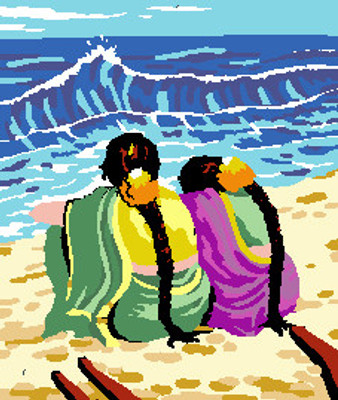 

Anchor Stitch Kits - Sea Side
