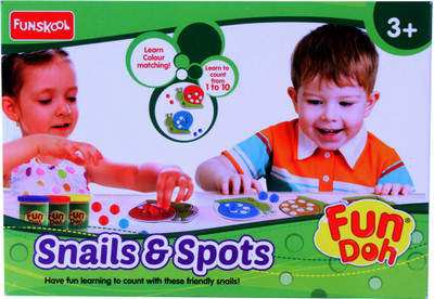 

Funskool Fundoh snails and spots playset