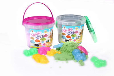 

Rashmi Toys Sandy Clay - Non Toxic Smooth & Soft Sand
