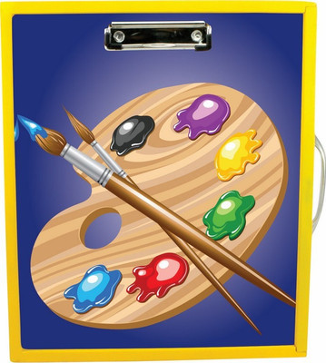 

Enigmatic Woodworks Wooden Art Box -Art Theme1(Yellow)