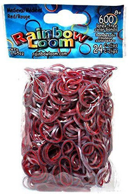 

Rainbow Loom Rainbow Loom Medieval: Red Bands