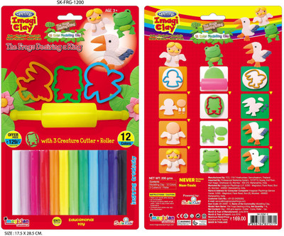 

Craftival Imagi Clay The Frogs Desiring a king SK-200M-E Set of 2