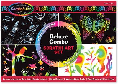 

Melissa & Doug Scratch Art Deluxe Combo Set