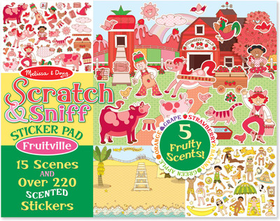 

Melissa & Doug Scratch & Sniff Sticker Pad - Fruitville