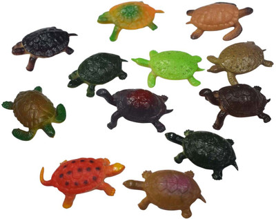 

AsianHobbyCrafts Turtle Type Animals 1.5 Inch"x 12 Pcs