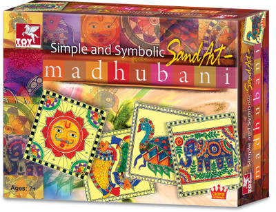 

Toykraft Simple and Symbolic Sand Art - Madhubani