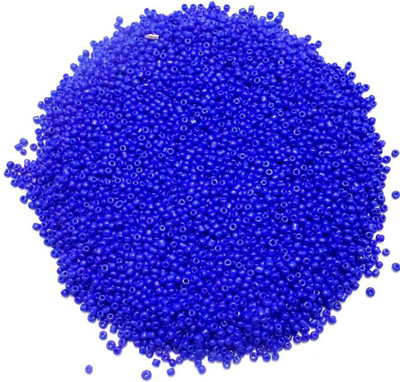 

Jaunty Beadsnfashion Seed Beads Blue Opaque (100 Gm)