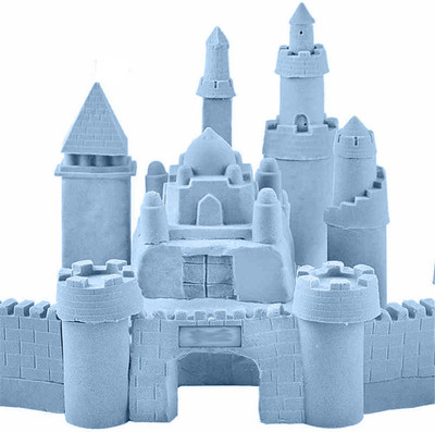 

Gixmo 350 Grams Blue Color + 10 Sea Animals Moulds Magic Kinetic Motion Sand For Boys & Girls Clay Replacement