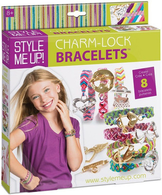 

Style Me Up Charm Lock Bracelets