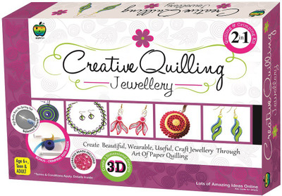 

Apple Fun Creative Quilling Jewellery 2 in 1 Kit