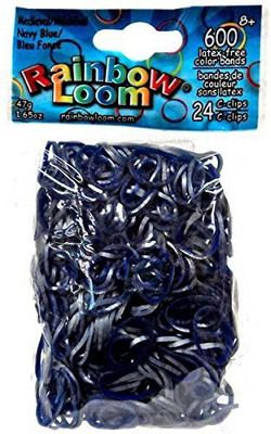 

Rainbow Loom Rainbow Loom Medieval: Navy Blue Bands