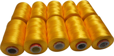 

GOELX Jewellery Making & Designing Silk Thread Mustard Yellow