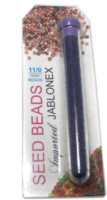 

Jaunty Beadsnfashion Imported Jablonex Seed Beads Opaque Dark Blue
