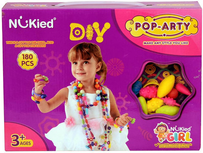 

Planet of Toys Connecting Beads (180 Pcs) - Easy to Connect