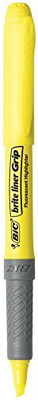 

BIC Brite Liner Grip Highlighter, Chisel Tip, Yellow,
