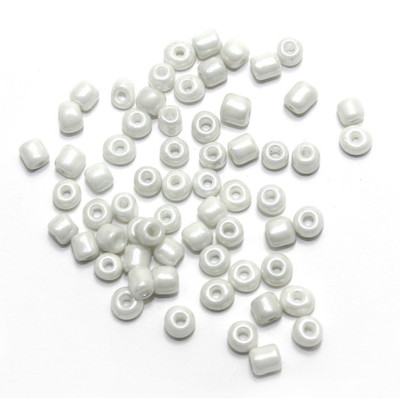 

Jaunty Beadsnfashion Seed Beads Opaque White (100 Gm)